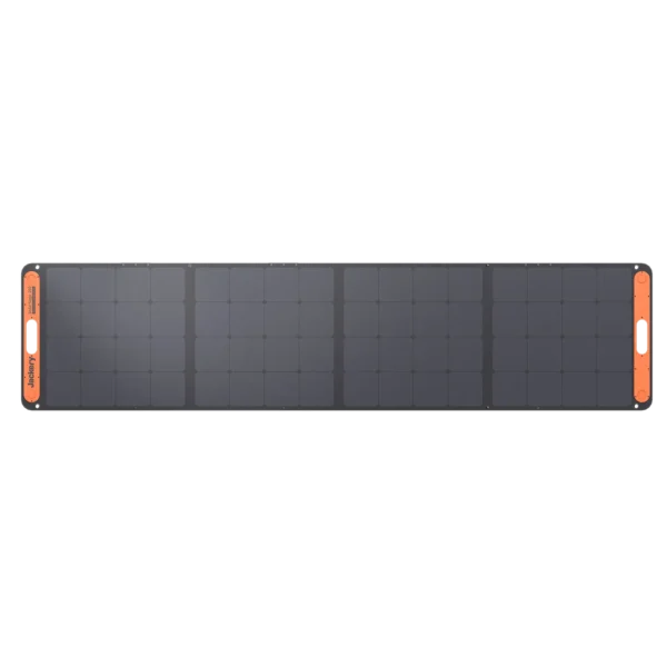 Das Produktfoto zeigt das faltbare Solarpanel Jackery SolarSaga 200 (Frontansicht)